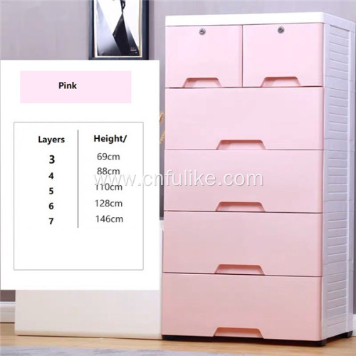 Cabinets Storage Bedroom Multi-function Plastic Drawer